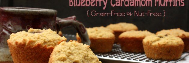 Blueberry Cardamom Muffins | Grain-Free & Nut-Free