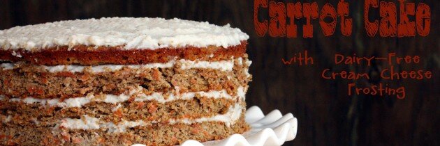 Grain-Free Carrot Cake with Dairy-Free Cream Cheese Frosting