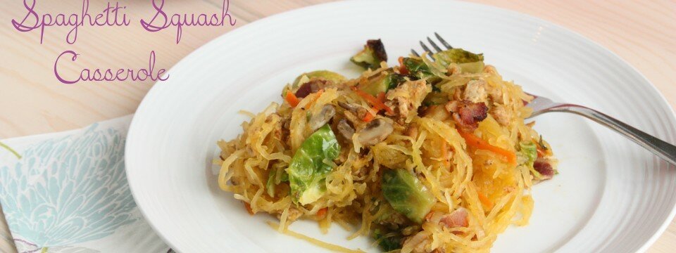 Smokey Chicken Spaghetti Squash Casserole
