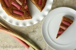 Rustic Rhubarb Torte