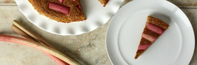 Rustic Rhubarb Torte