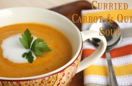 Curried Carrot & Quinoa Soup