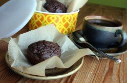 Chocolate Zucchini Paleo Muffins
